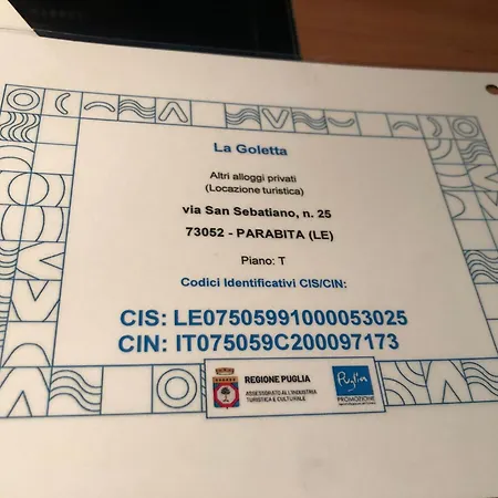 La Goletta * Parabita